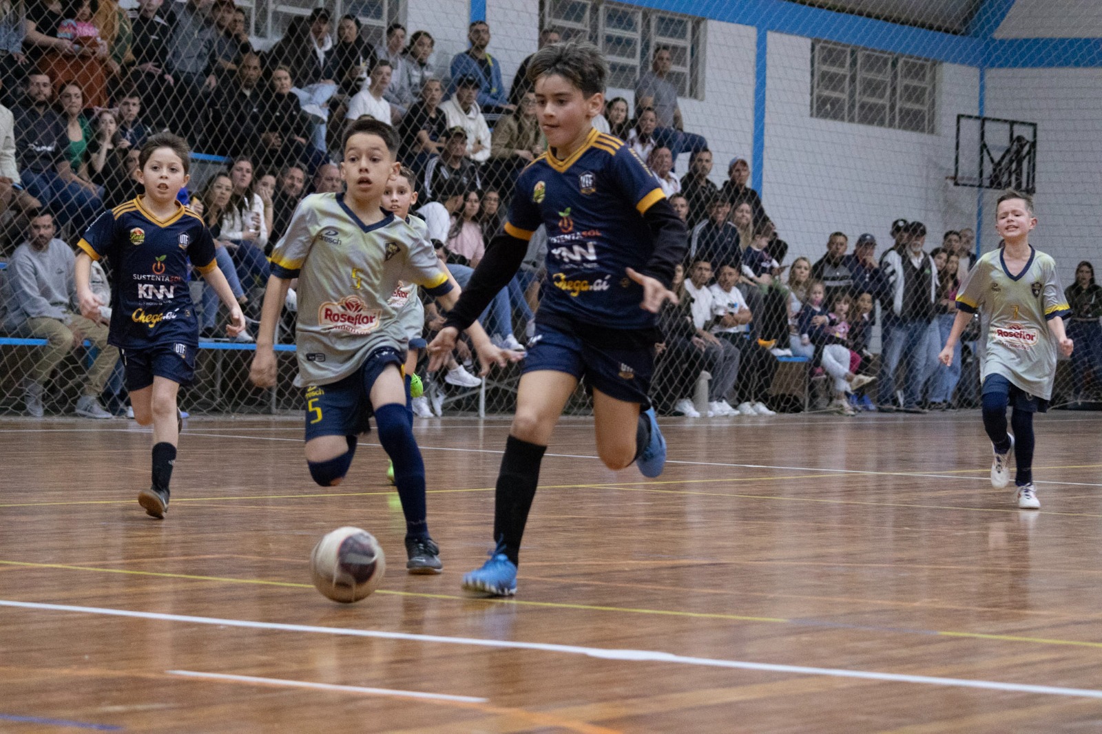 Campeonato Municipal de Futsal de Taquara tem jogos da Base no Ginásio Tancredo Neves