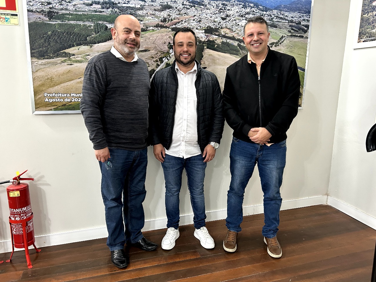 Vice-prefeito de Parobé visita São Francisco de Paula para troca de experiências e conhecer novas tecnologias em saúde