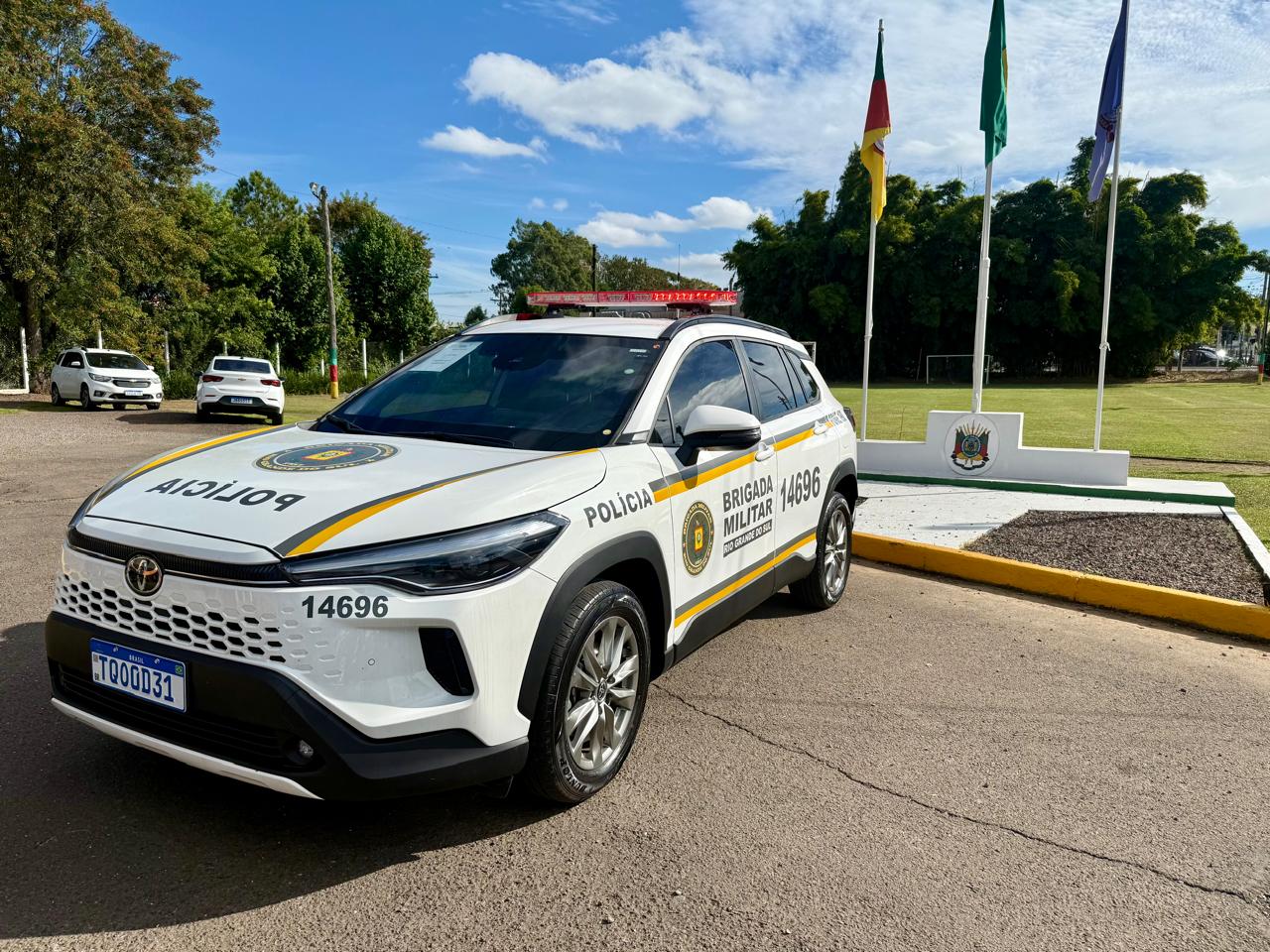 Viatura semiblindada entregue à Brigada Militar irá auxiliar no trabalho da região urbana e interior de Taquara