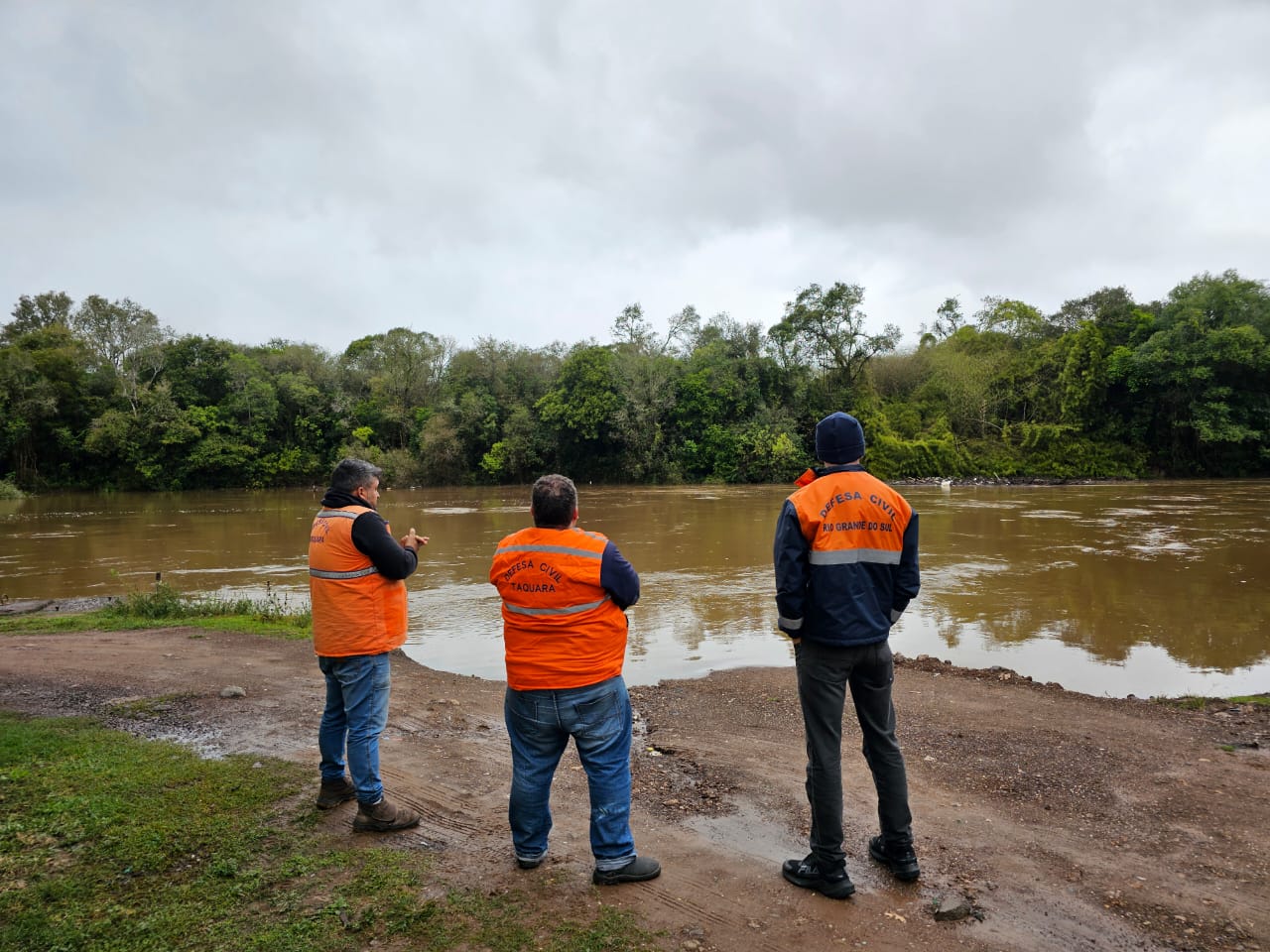Defesa Civil de Taquara mantém monitoramento dos rios durante período de chuvas