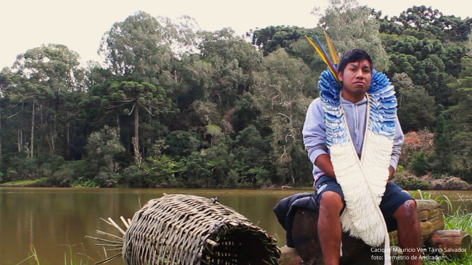 Cacique Kaingang participa de evento sobre educação e saberes indígenas na Faccat
