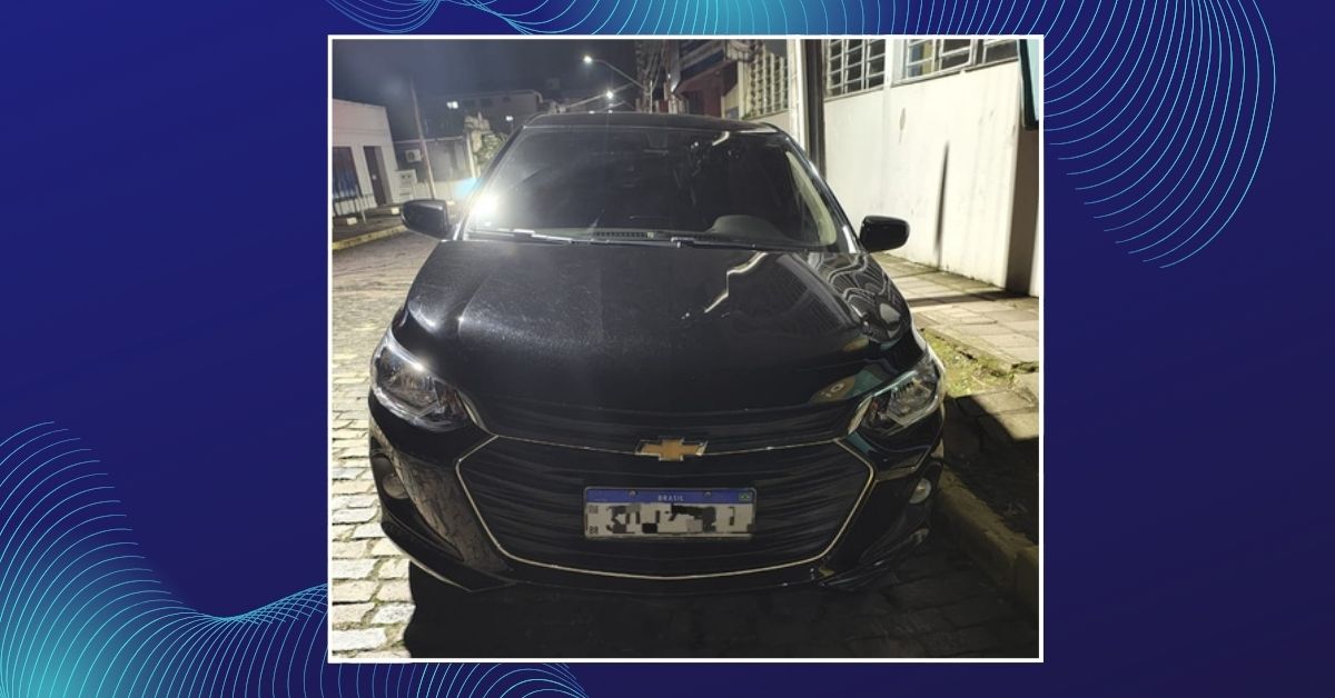 Veículo roubado em sequestro relâmpago é recuperado em Igrejinha pela Brigada Militar