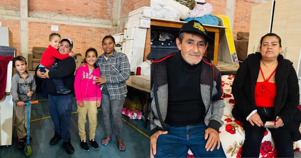 Moradores revivem o drama de deixar suas residências por conta das chuvas em Taquara