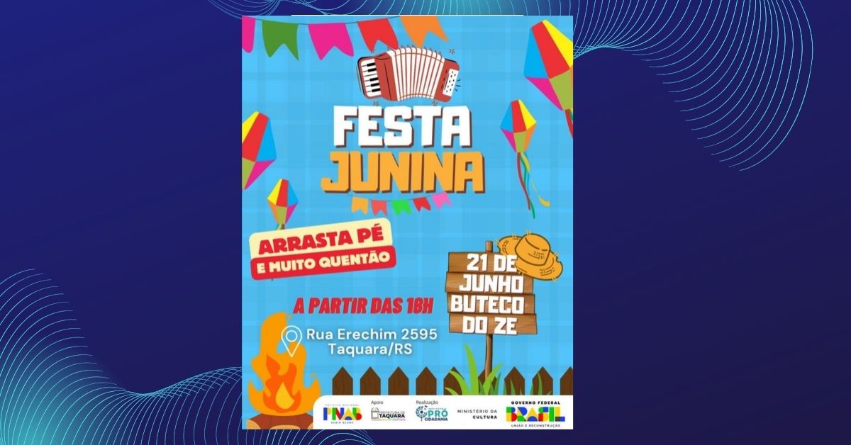 Instituto Pró-Cidadania realiza Festa Junina neste sábado (21) em Taquara