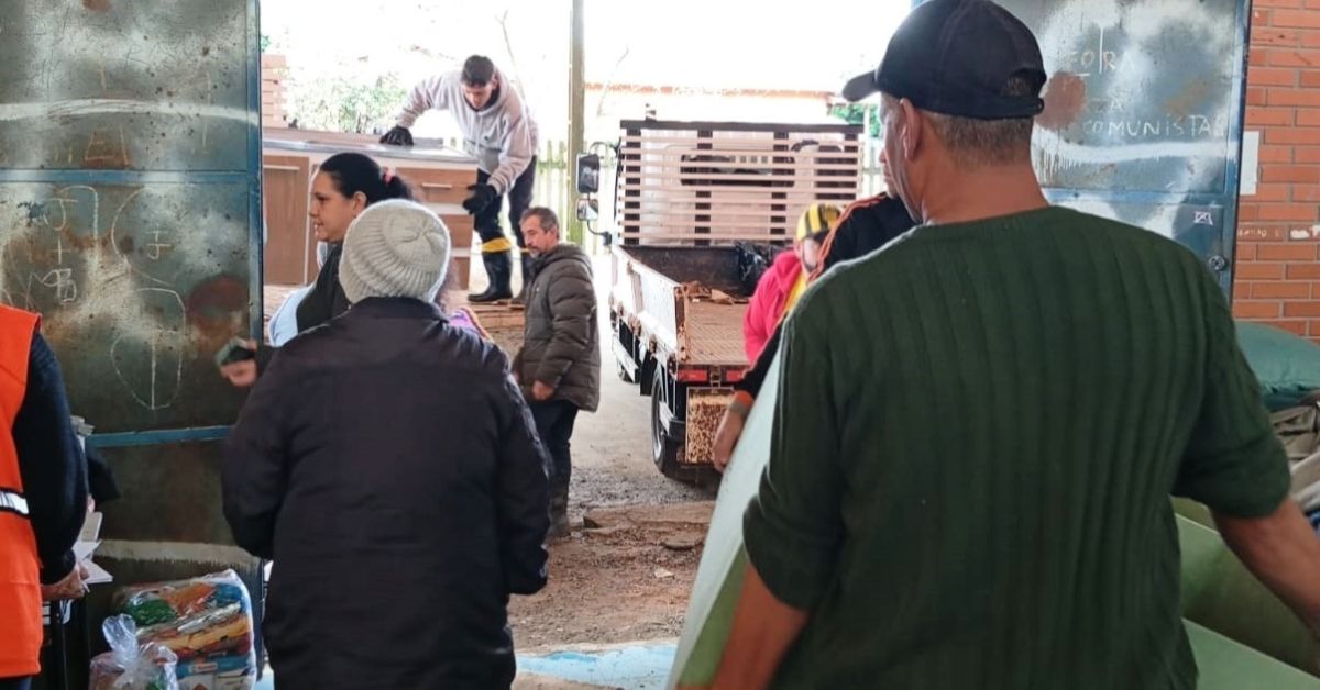Campanha em Taquara busca doações de produtos de limpeza para desabrigados