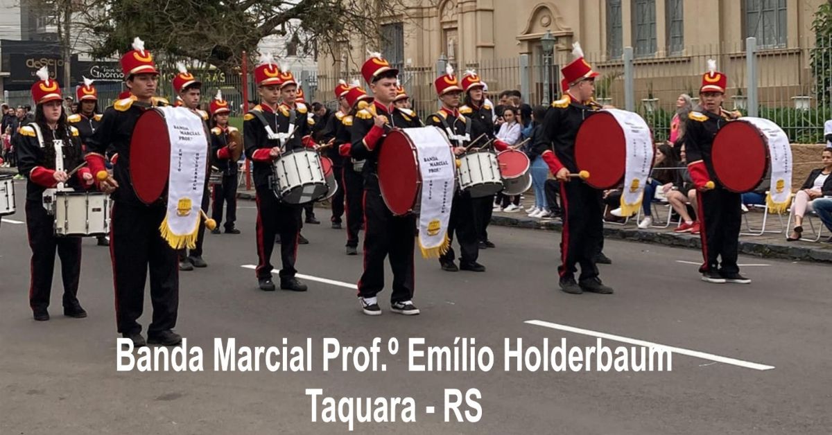 Saiba como será o 1º Festival Regional de Bandas Marciais e Fanfarras em Taquara