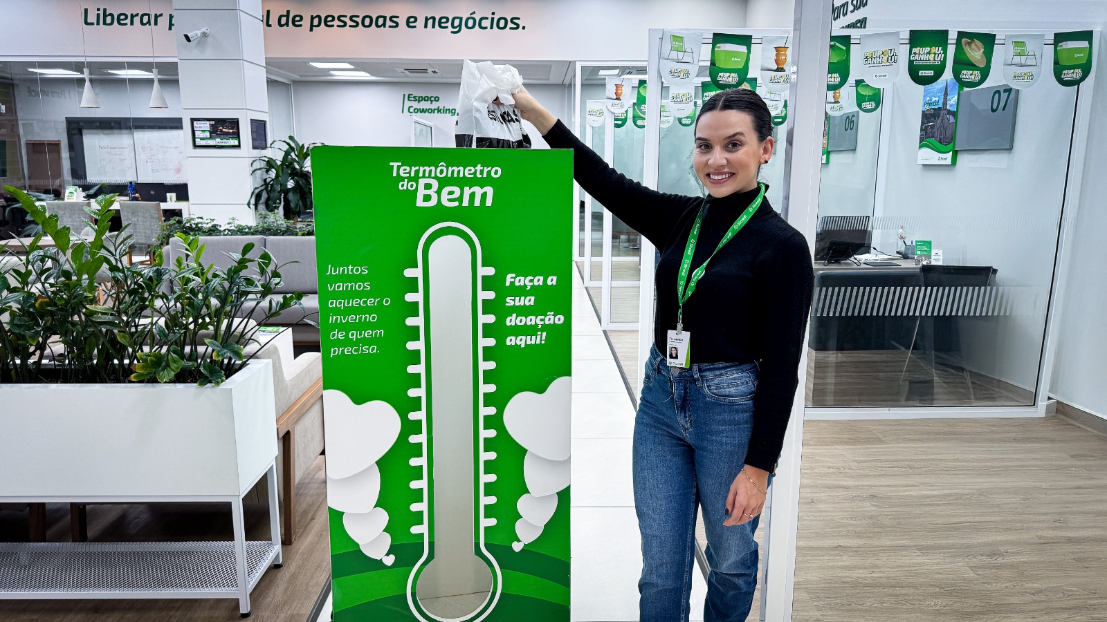 Campanha Termômetro do Bem da Sicredi entra na reta final no Vale do Paranhana