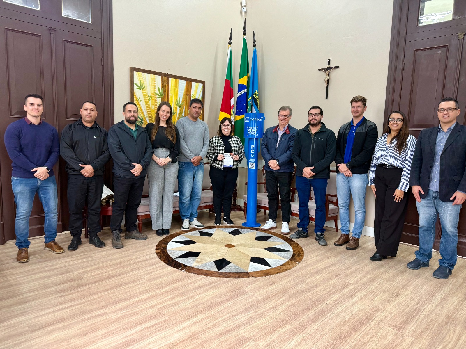 Prefeitura e Corsan alinham ampliação de serviços em Taquara e cadastramento no Tarifa Social