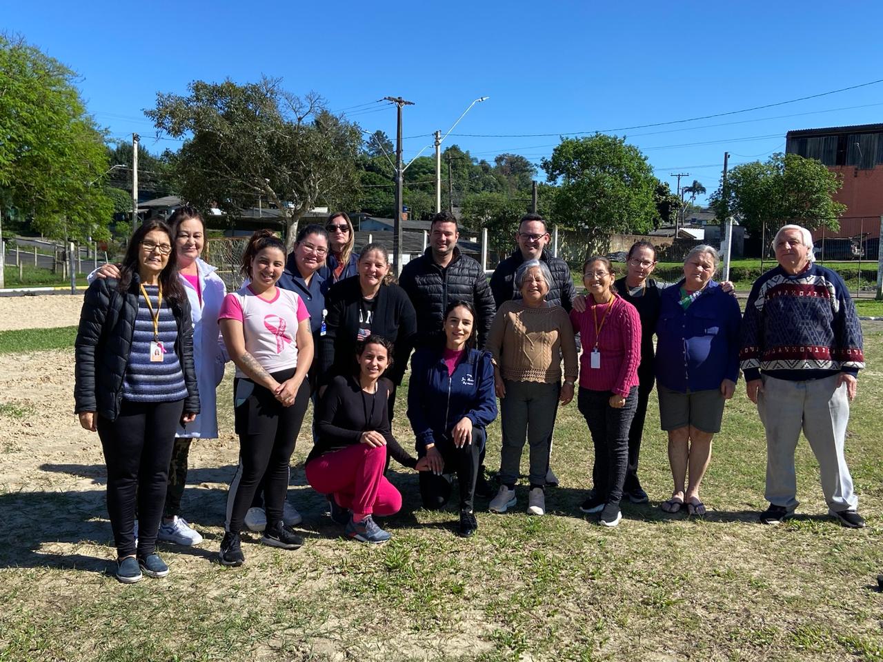 UBS em Taquara realiza grupo de caminhada visando promover melhorias na saúde física e mental dos participantes
