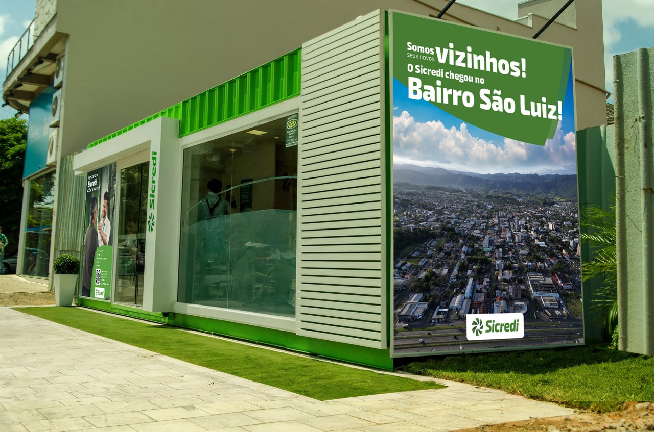 Sicredi Caminho das Águas abre nova agência contêiner em Sapiranga na semana que vem