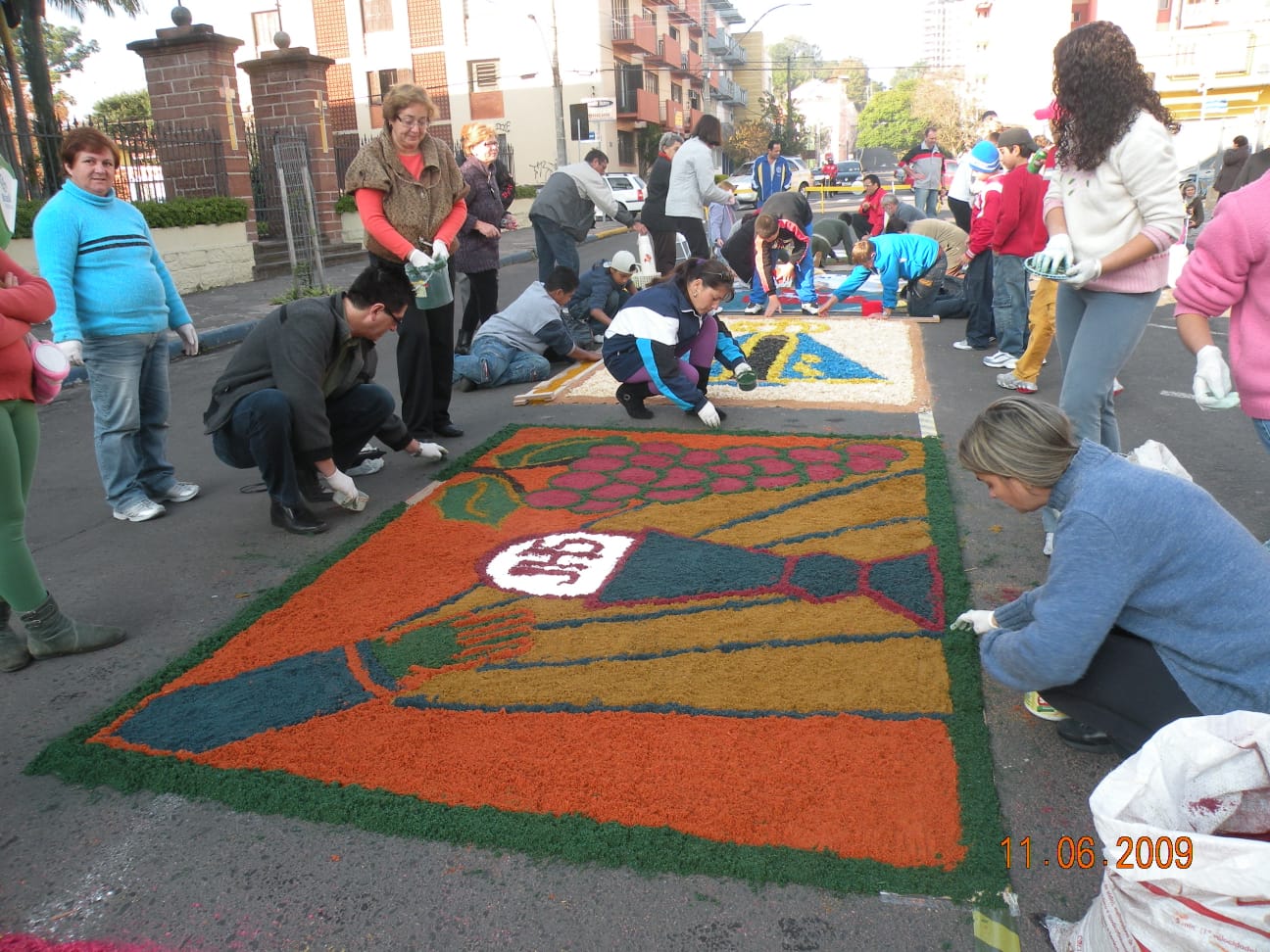 Tapetes de Corpus Christi são cancelados em Taquara devido ao mau tempo