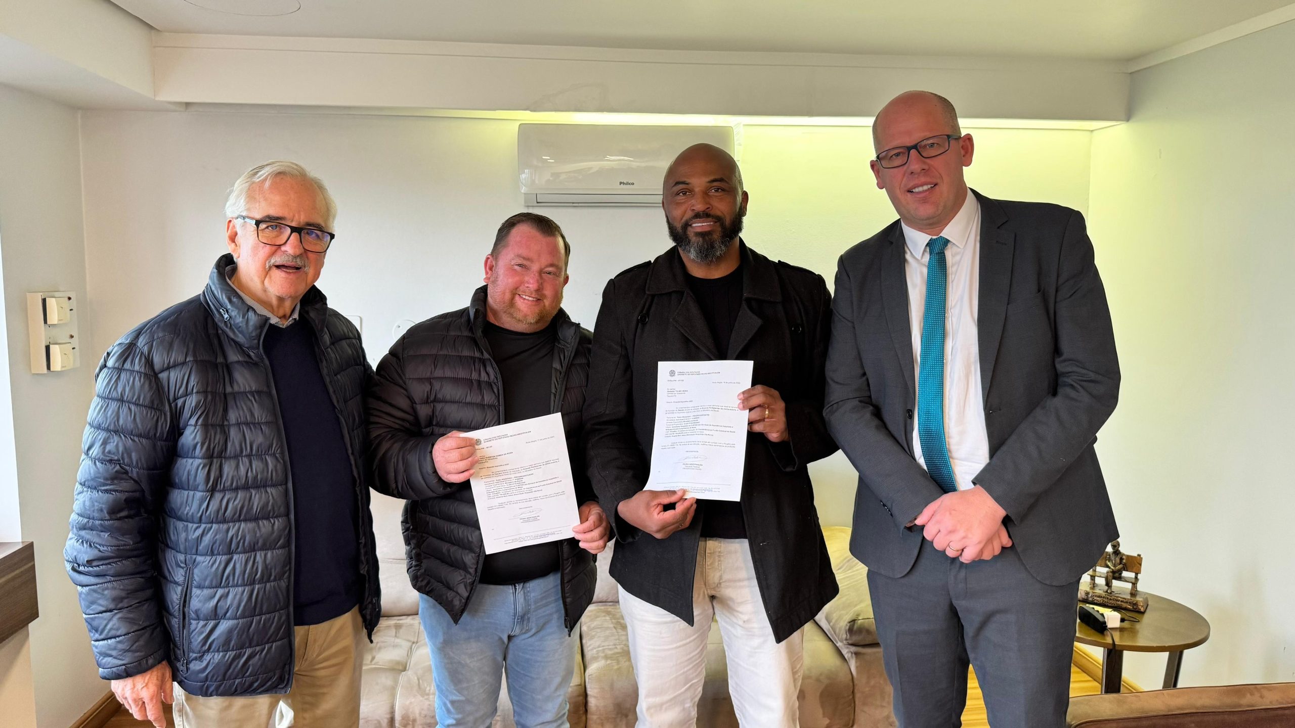 Hospital de Taquara recebe emenda de R$ 150 mil dos deputados Pedro Westphalen e Joel Wilhelm