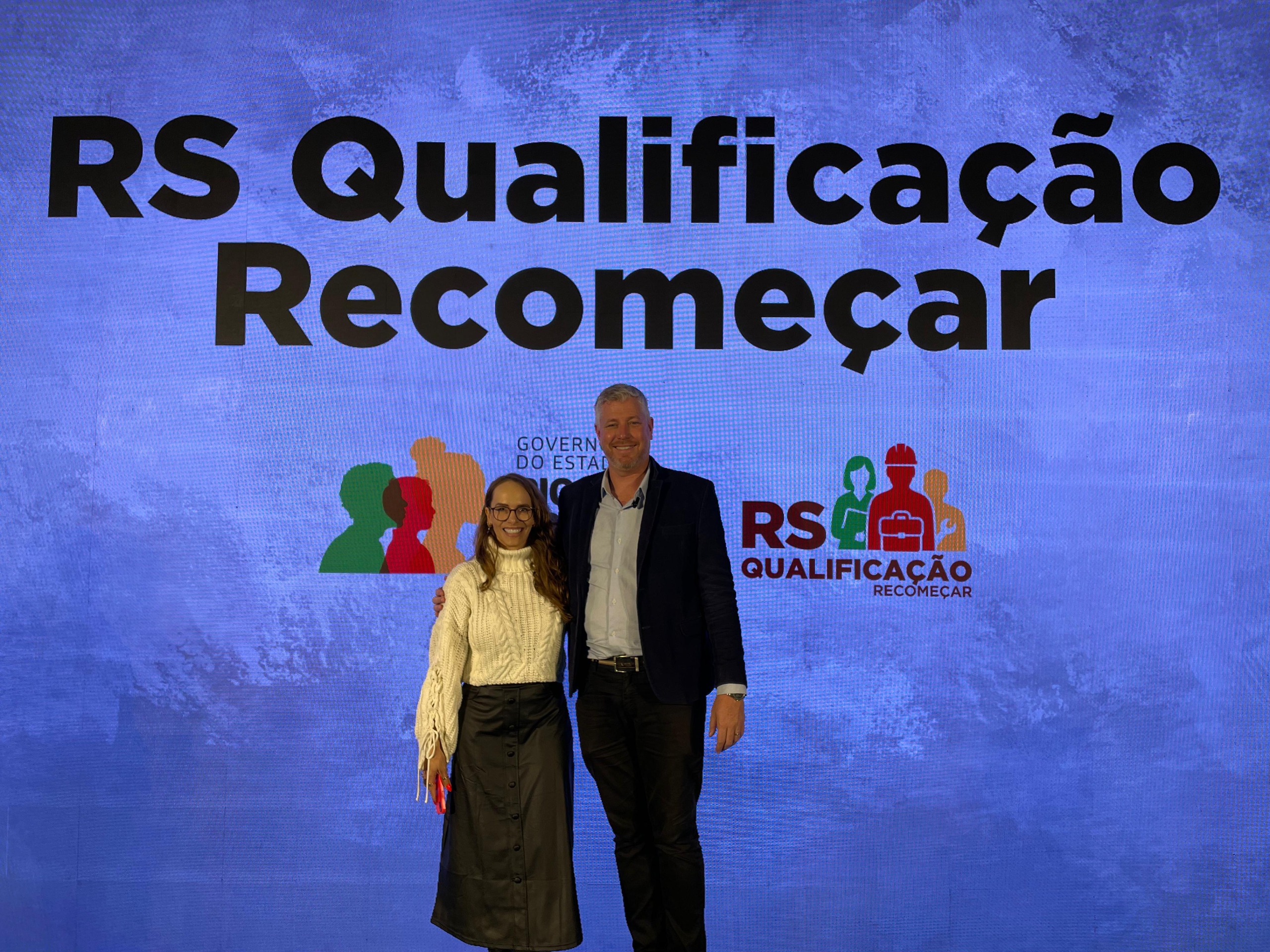 Igrejinha esteve presente no lançamento do Programa RS Qualificação Recomeçar