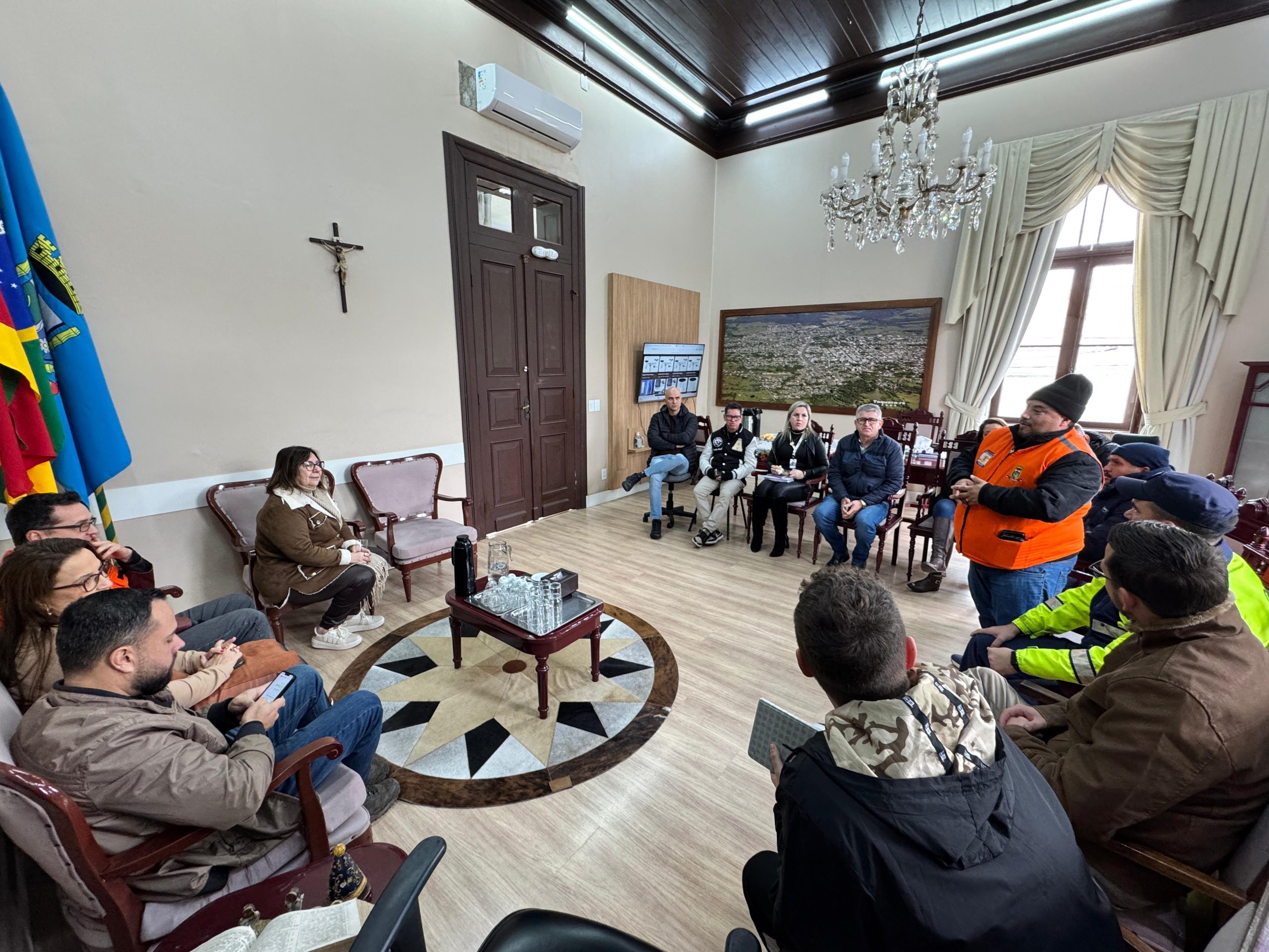 Prefeitura de Taquara mobiliza Grupo de Ação Emergencial diante do alerta de fortes chuvas para este fim de semana