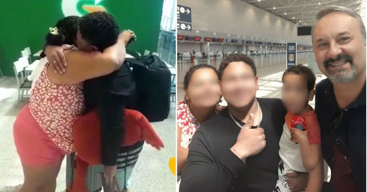 Adolescente acolhido no Lar Padilha reencontra a família após quase sete meses longe
