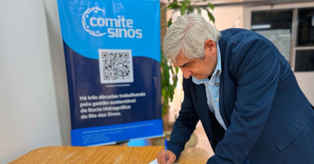 Vereador Guido Mário retorna ao Comitê Sinos representando a Câmara de Vereadores de Taquara