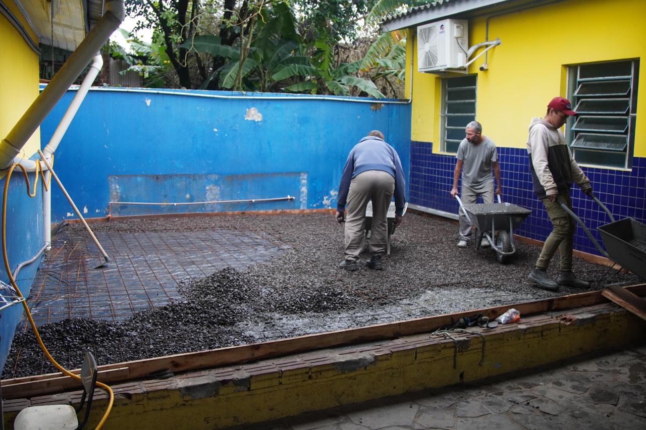 Escola Idalino Pedro da Silva ganhará duas novas pracinhas em Parobé