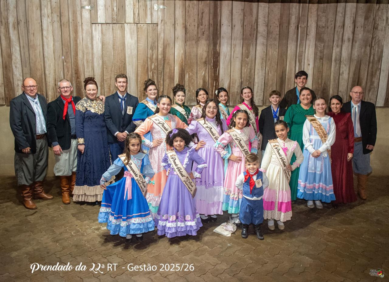 22ª Região Tradicionalista apresenta os novos representantes da gestão 2025/2026