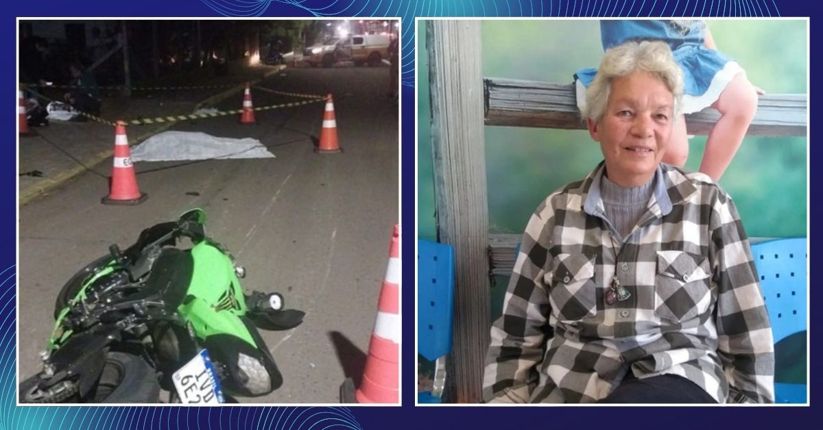 Identificada mulher que morreu atropelada por moto na avenida Sebastião Amoretti, em Taquara