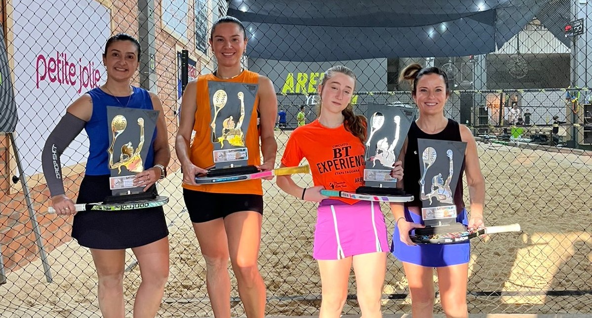 Circuito Municipal de Beach Tennis de Taquara inicia com jogos nas modalidades masculino e feminino