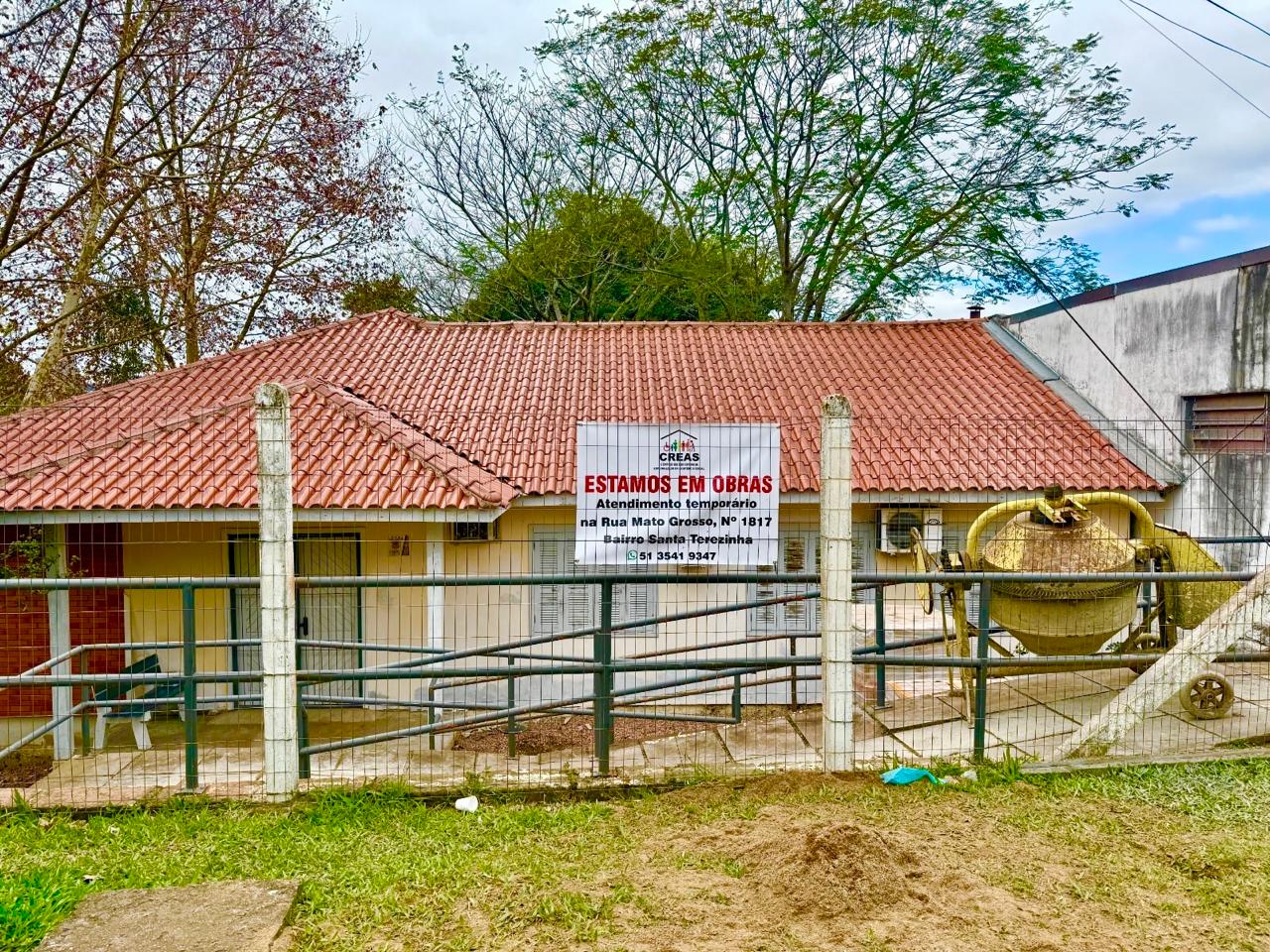 CREAS de Taquara passa por reforma e ampliação com previsão de entrega em janeiro de 2026