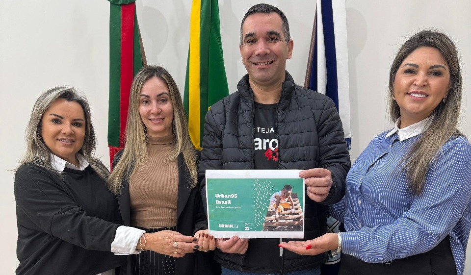 Parobé participa de Encontro Nacional Urban95 em Fortaleza com foco na primeira infância