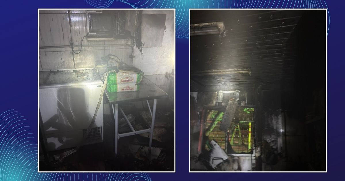 Incêndio atinge Armazém Coopai em Igrejinha