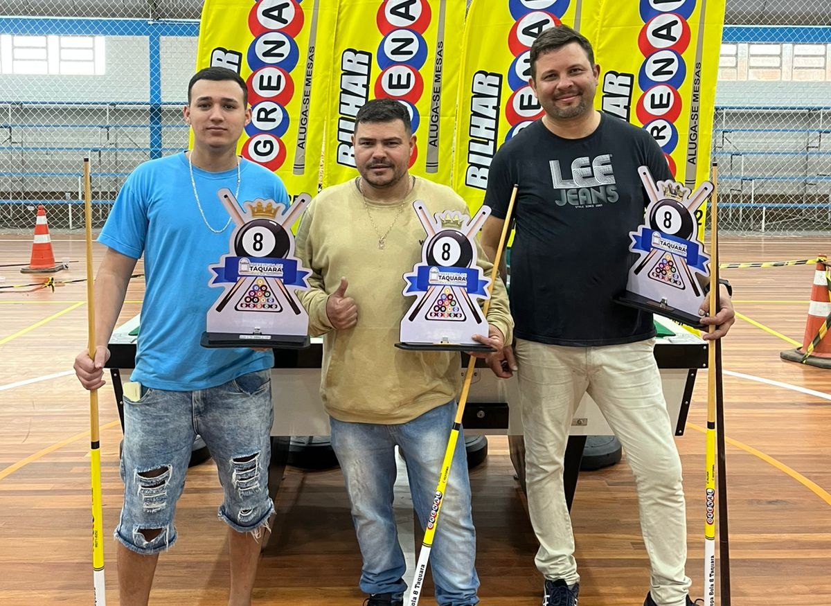 Campeonato Municipal de Sinuca reúne vários participantes em Taquara