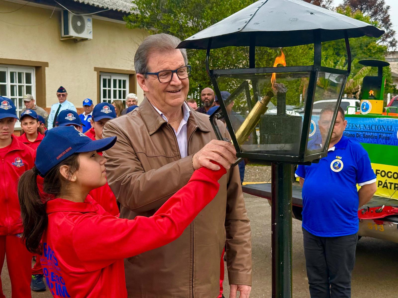 Fogo Simbólico da Pátria chega a Taquara e marca início das celebrações cívicas de 2025