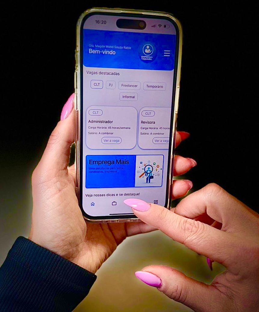 Emprega Mais Taquara: aplicativo pioneiro conecta empresas e trabalhadores formais e informais