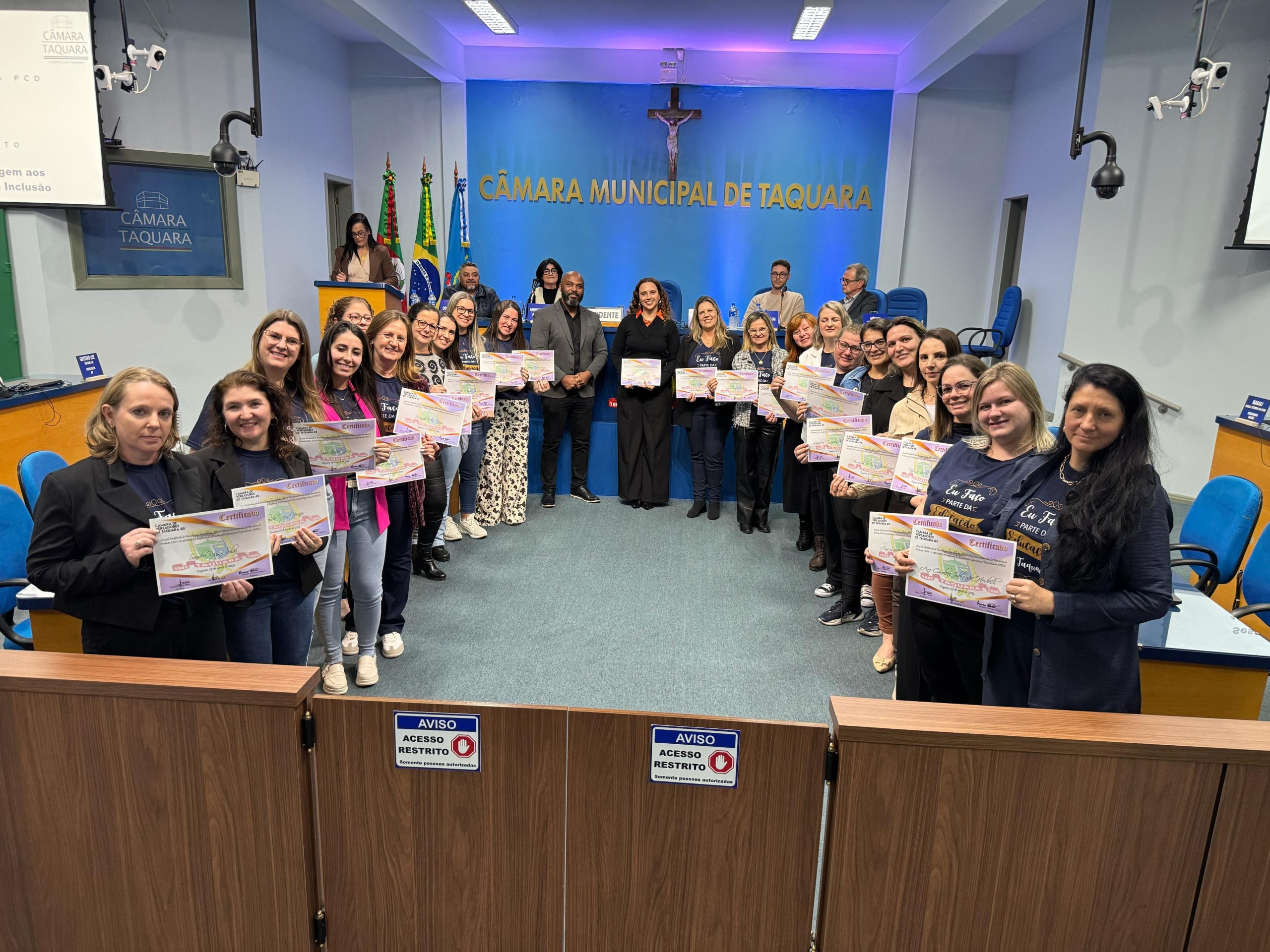 Câmara de Taquara realiza sessão solene pelos 10 anos da Lei Brasileira de Inclusão