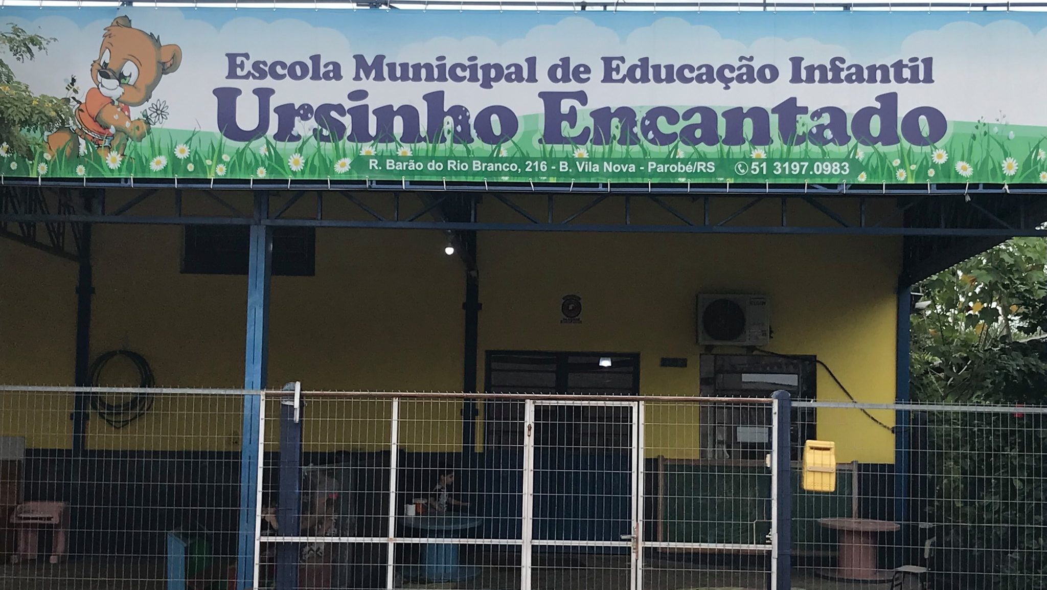 Novo espaço provisório para alunos da EMEI Ursinho Encantado em Parobé