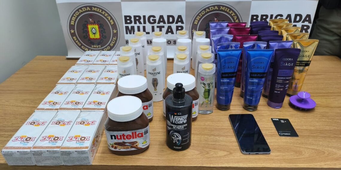 Casal é preso após praticar furtos em lojas de Parobé