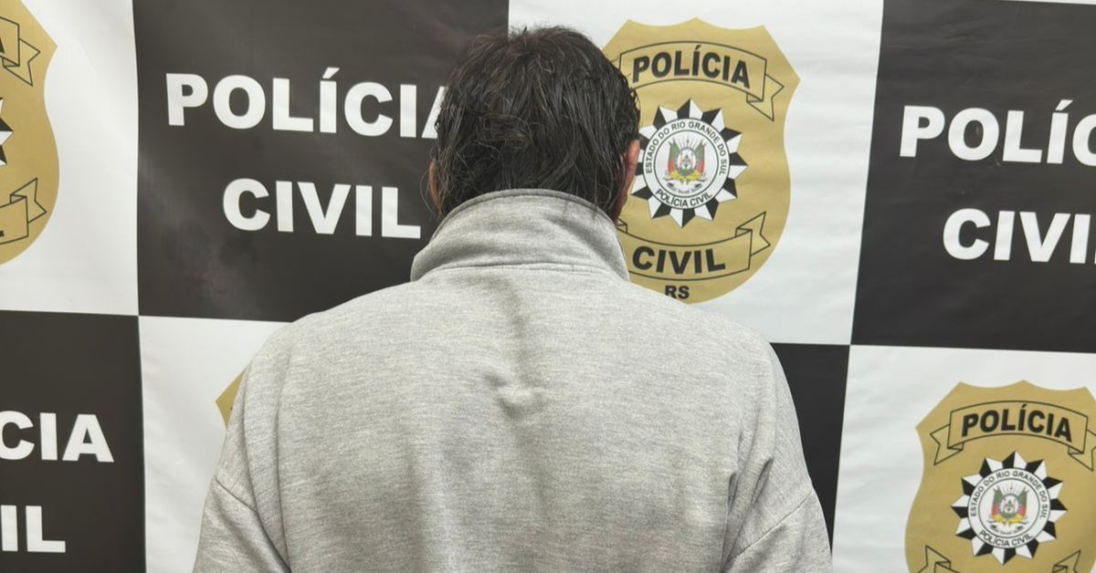 Polícia Civil de Taquara prende homem de 53 anos por violência doméstica