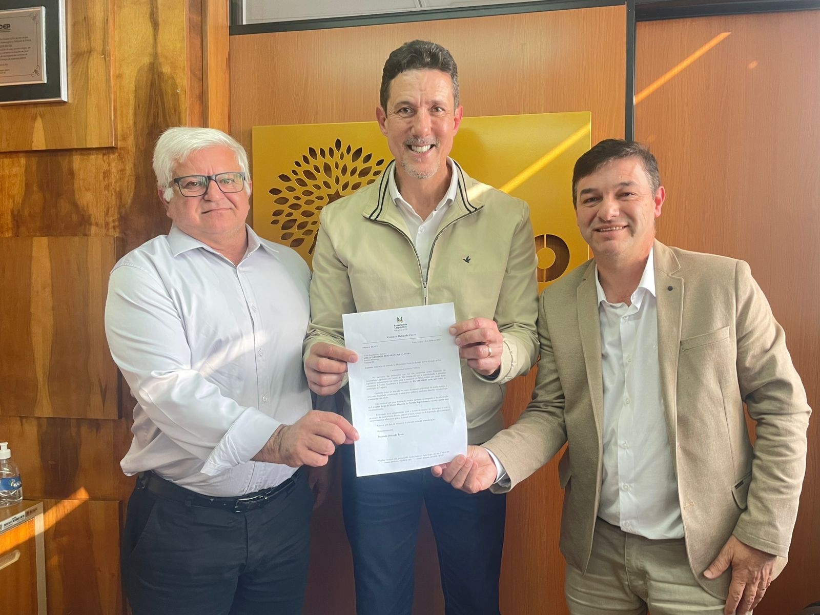 Deputado indica emenda parlamentar de R$ 100 mil para construção de praça em Taquara