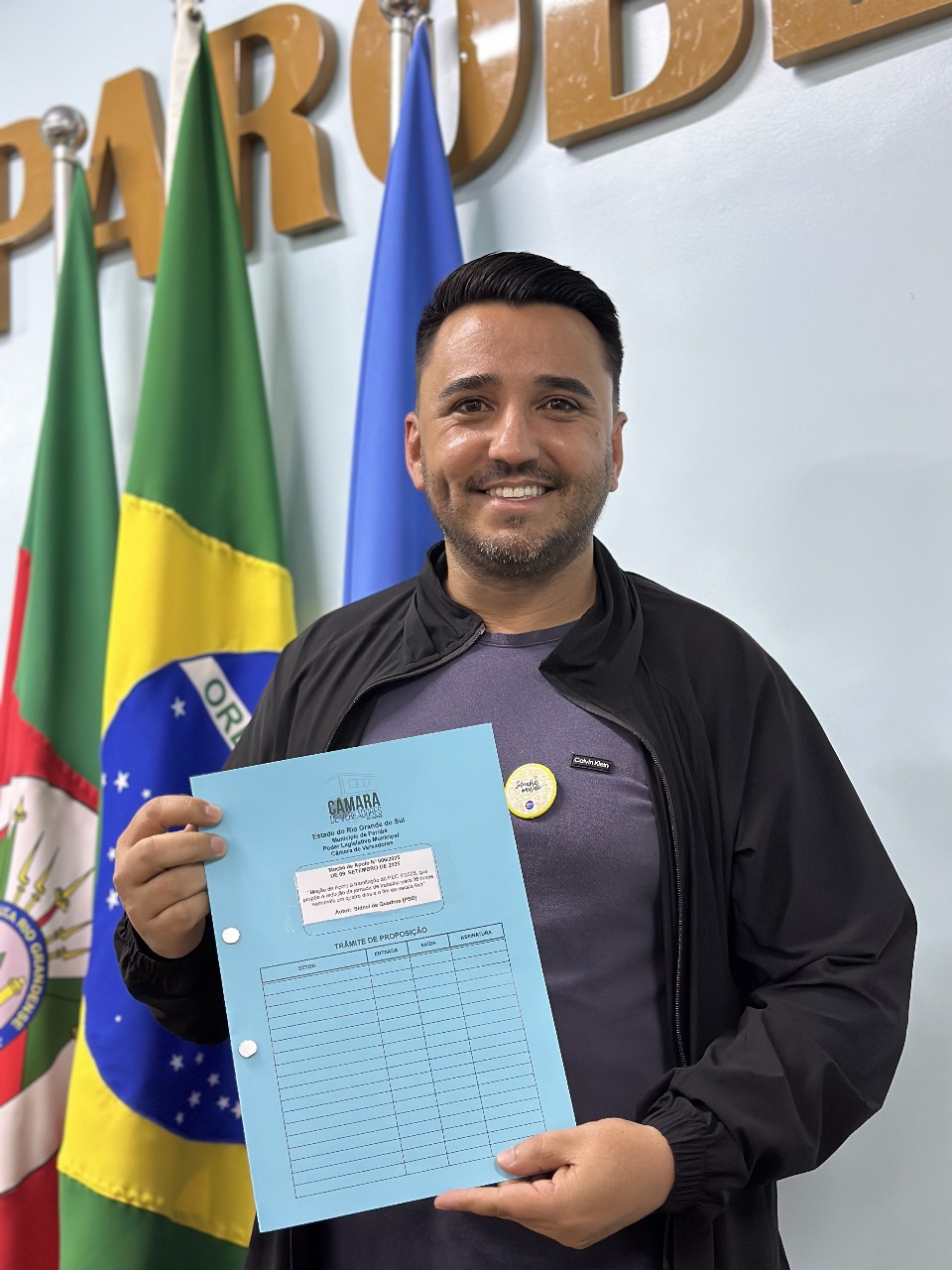 Câmara de Vereadores de Parobé aprova Moção de Apoio ao fim da escala 6x1