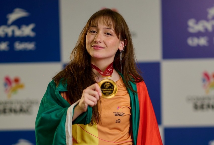 Representante de Taquara traz medalha de ouro para o Rio Grande do Sul nas Competições Senac