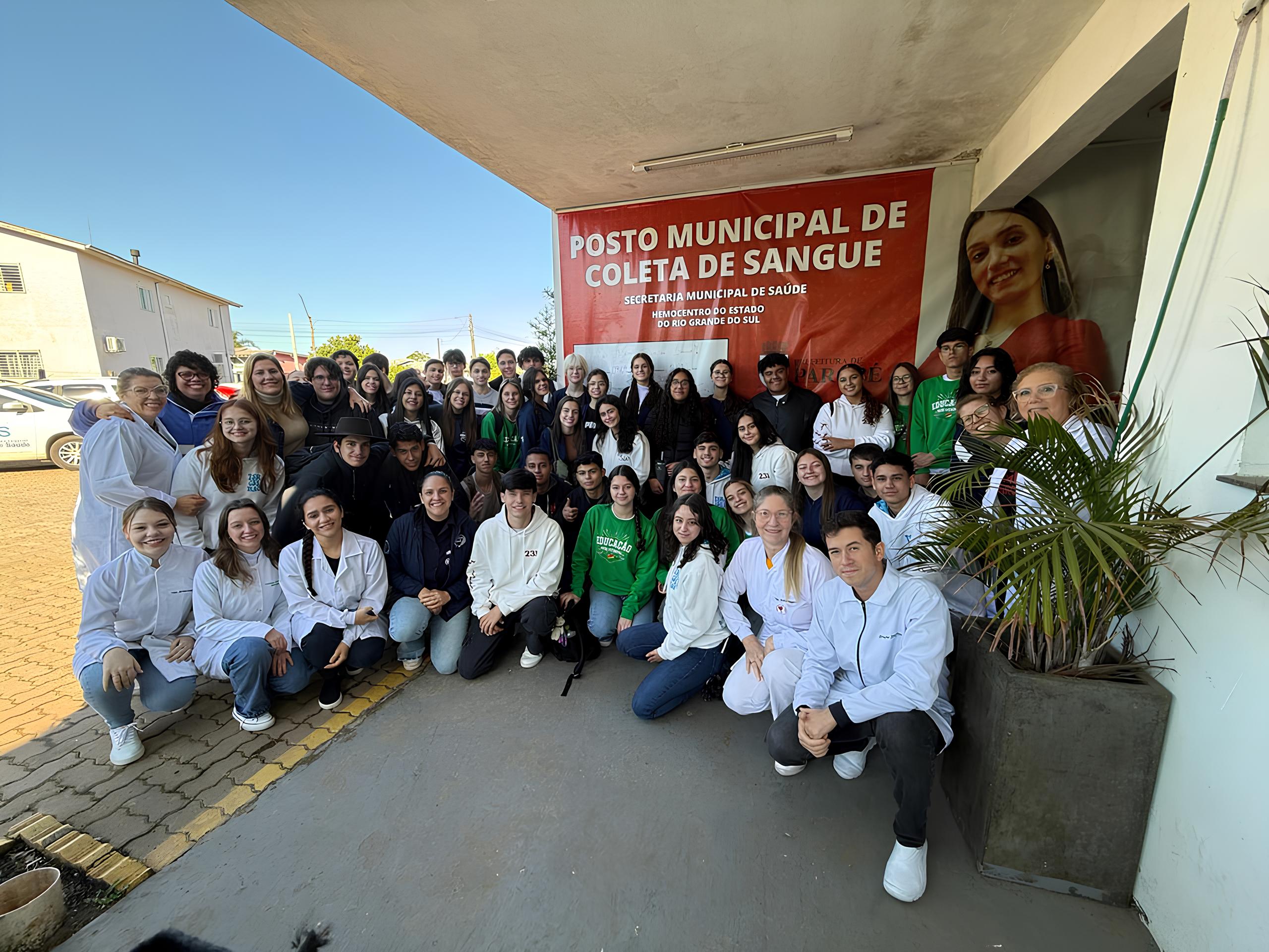 Estudantes promovem doação de sangue em Parobé e reforçam estoques da região