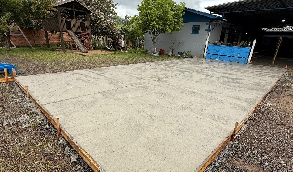 EMEI Doce Mel irá ganhar nova pracinha com brinquedos e piso colorido em Parobé