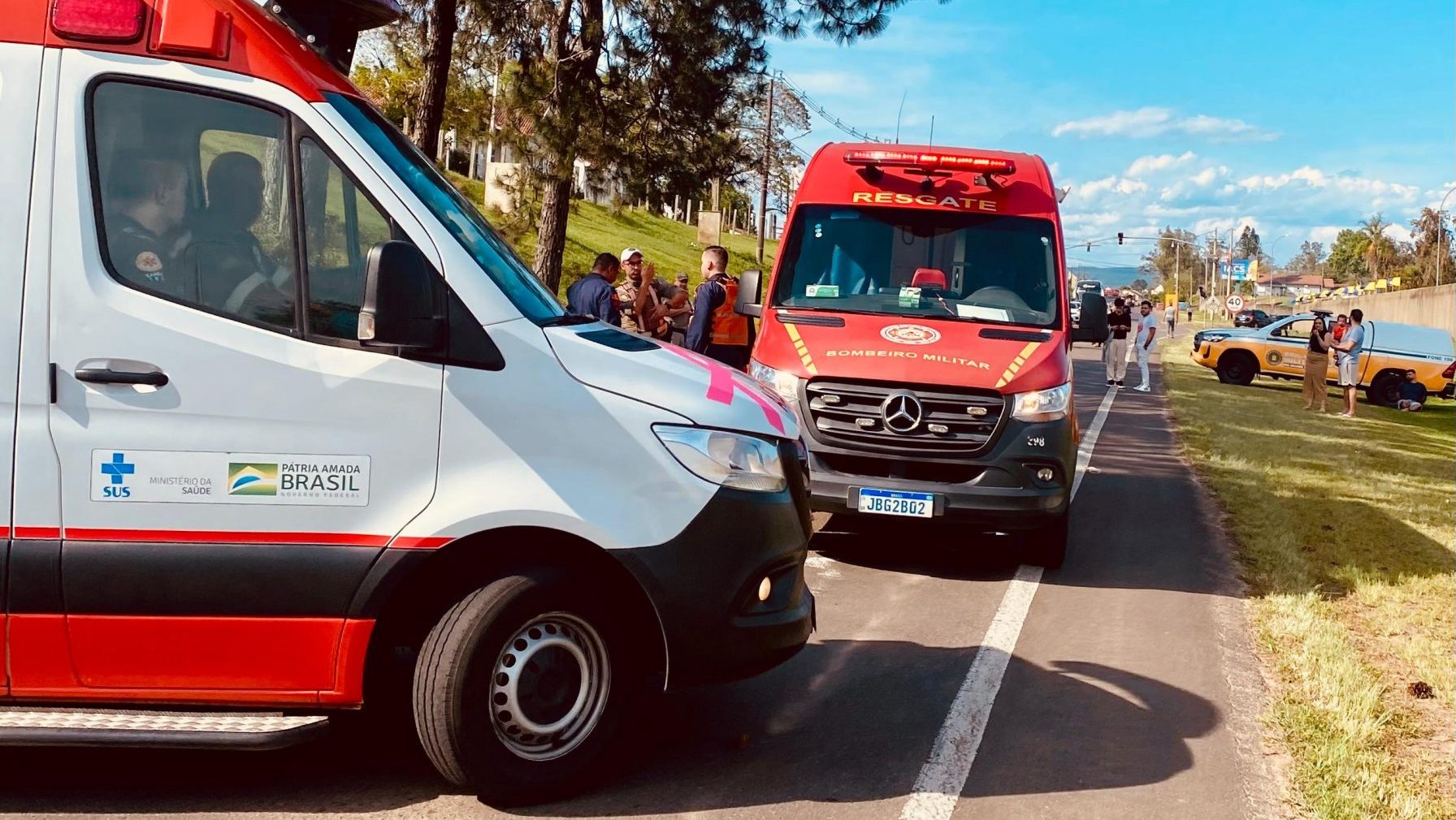 Policial rodoviário é atropelado durante abordagem na ERS-020, em Taquara