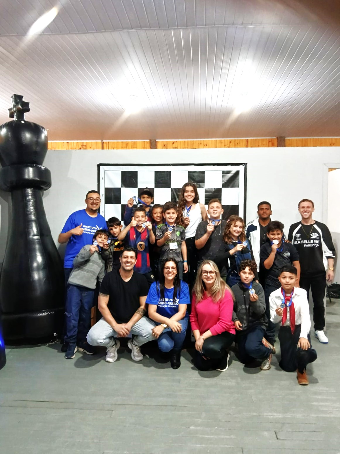 1º Festival de Xadrez do Instituto Quero-Quero reúne alunos em competição de raciocínio e estratégia