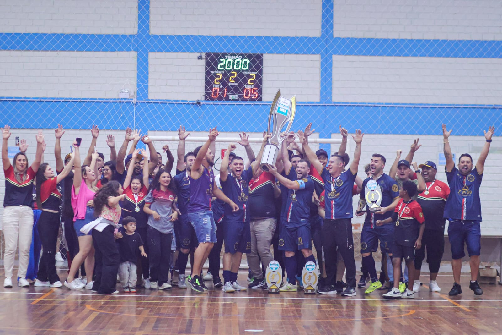 Bitruka, Atlético Juniors e PSG são campeões do Campeonato Citadino de Futsal 2025 em Taquara