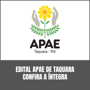 Edital | APAE