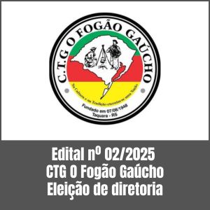 Edital | CTG O Fogão Gaúcho