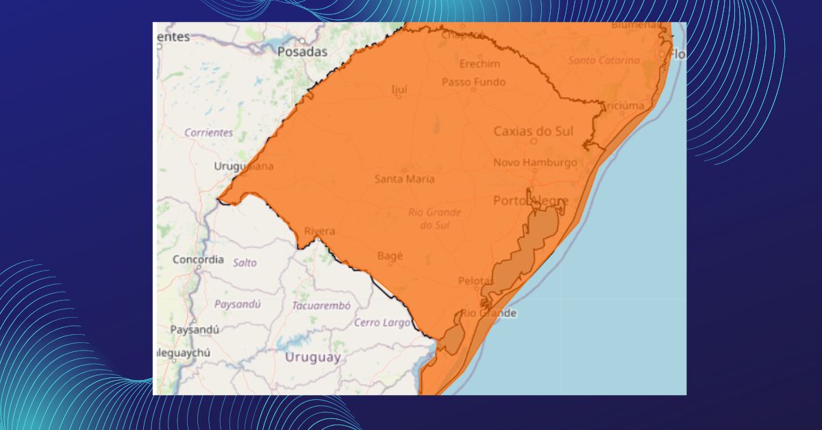 Inmet emite alerta de tempestade para todo o Rio Grande do Sul
