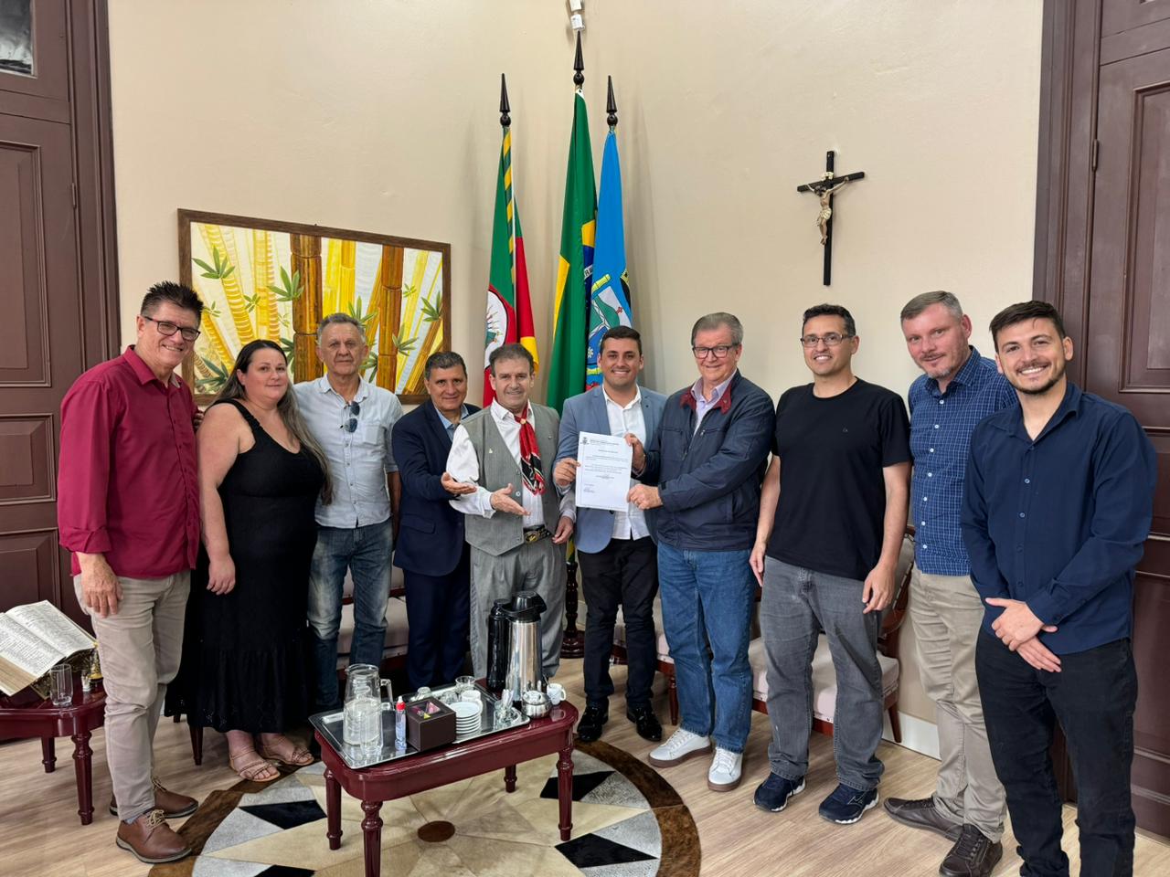 Júnior Eltz é empossado como novo secretário de Meio Ambiente, Defesa Civil e Causa Animal de Taquara