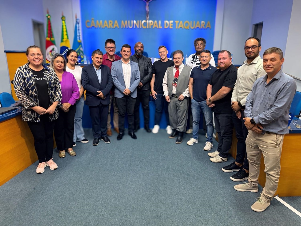 Jorge Amaral toma posse como vereador de Taquara pelo PDT