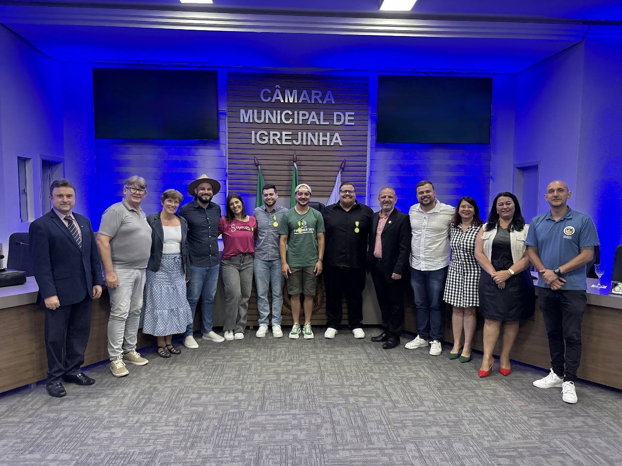 Câmara de Igrejinha entrega o Prêmio Jovens em Destaque pela primeira vez