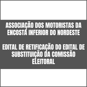 Edital | Associação dos Motoristas
