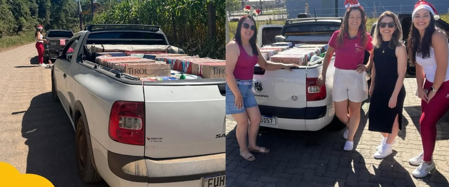 Ação solidária arrecada 1,5 mil litros de leite para o Lar Padilha